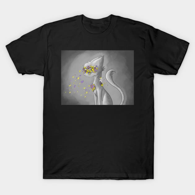 falling flowers T-Shirt by lilacfeathers